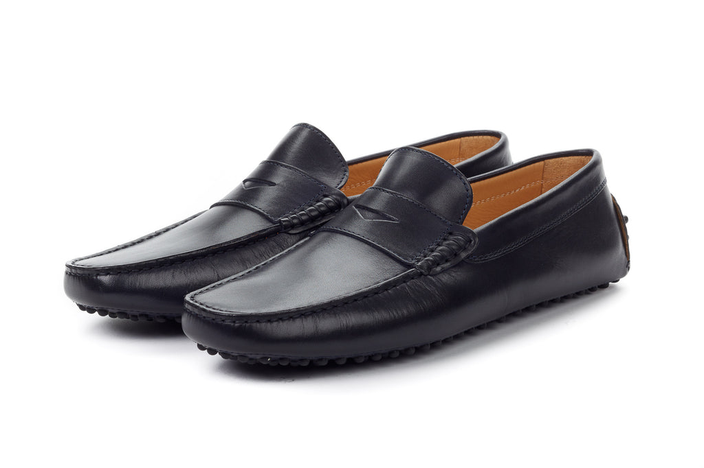 Italian leather sales driving shoes